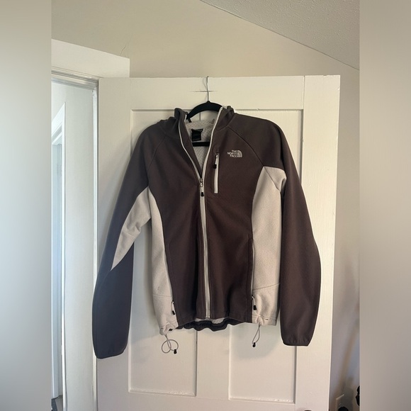 North Face Brown / Gray Full Zip Jacket Size Large - Picture 1 of 6